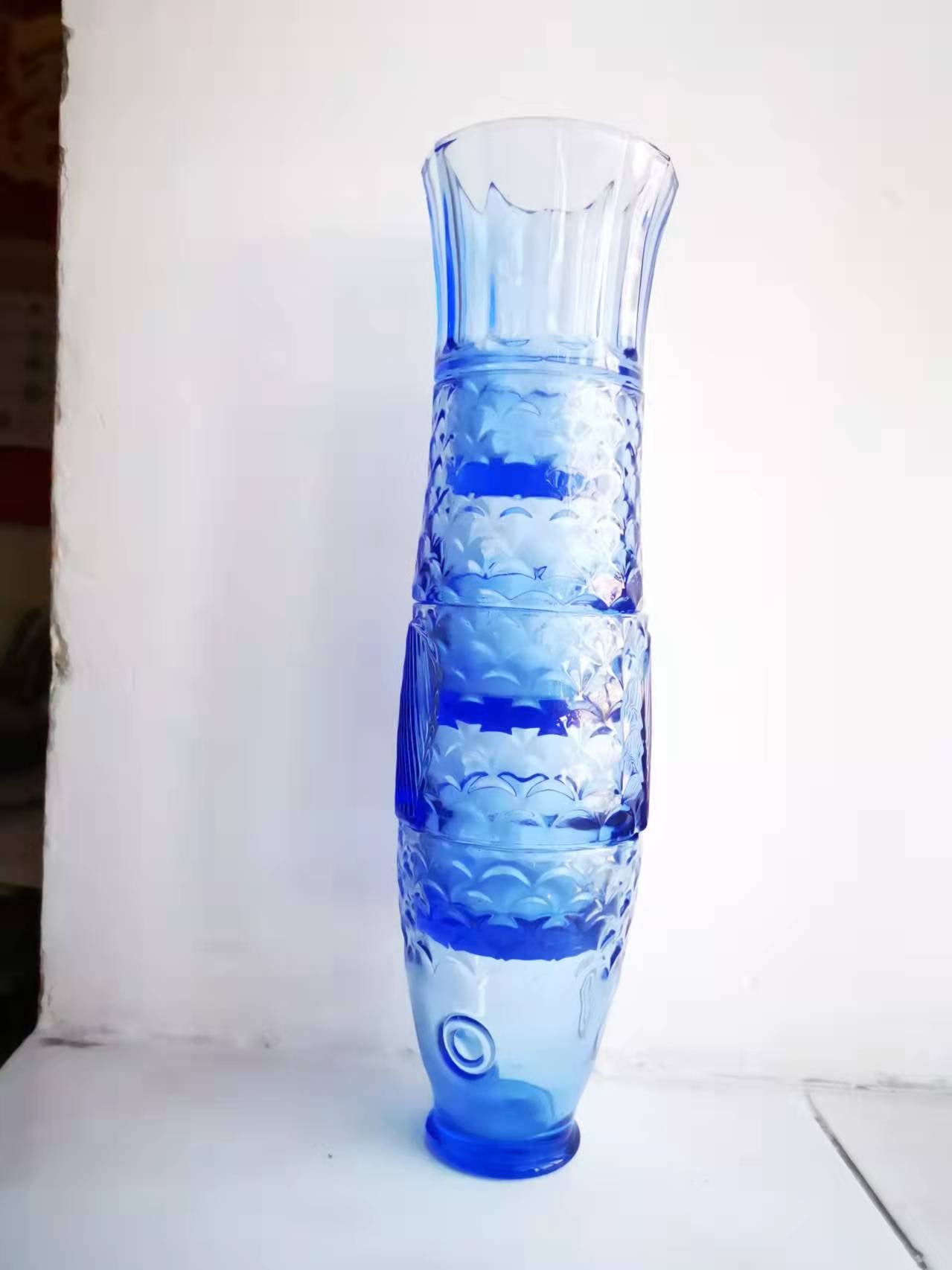 Acever Koi Fish Stacking Glass Cup Tower