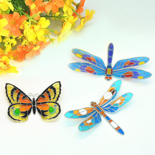 ACEVER_FRIDGE_MAGNET_BUTTERFLY_DRAGONFLY