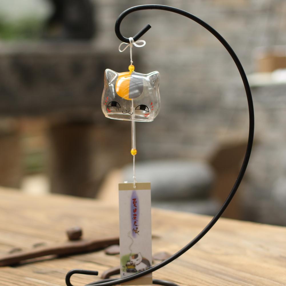 Home decoration handpaint glass windchime cat - Acever.com