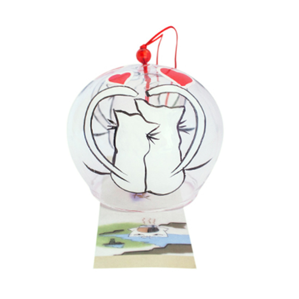 ACEVER_GLASS_WINDCHIME_CATS_IN_LOVE
