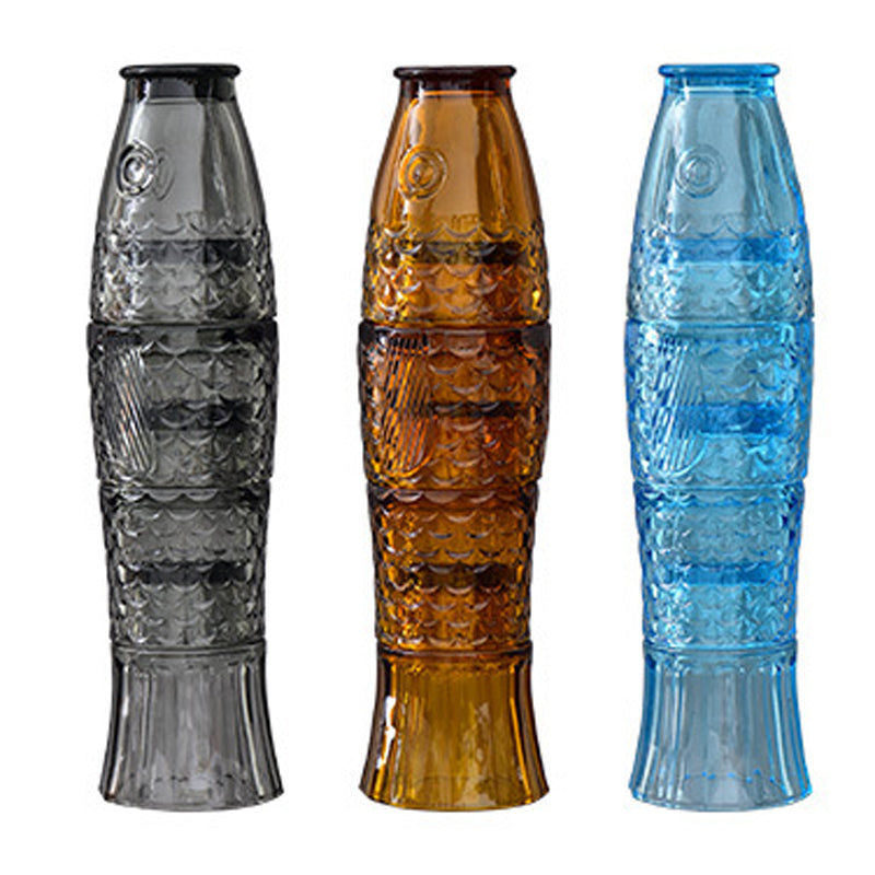 Acever Koi Fish Stacking Glass Cup Tower
