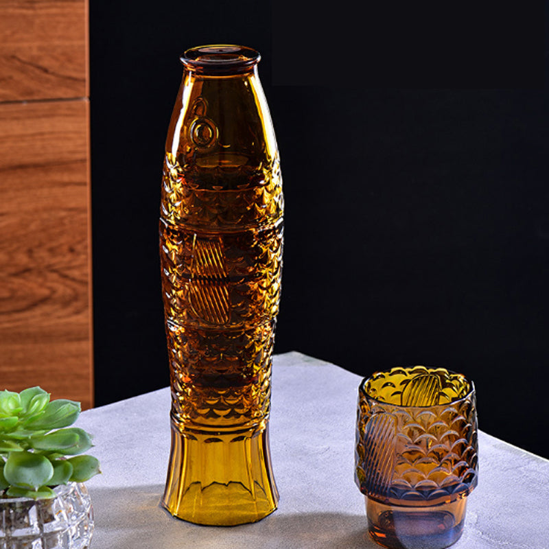 Acever Koi Fish Stacking Glass Cup Tower