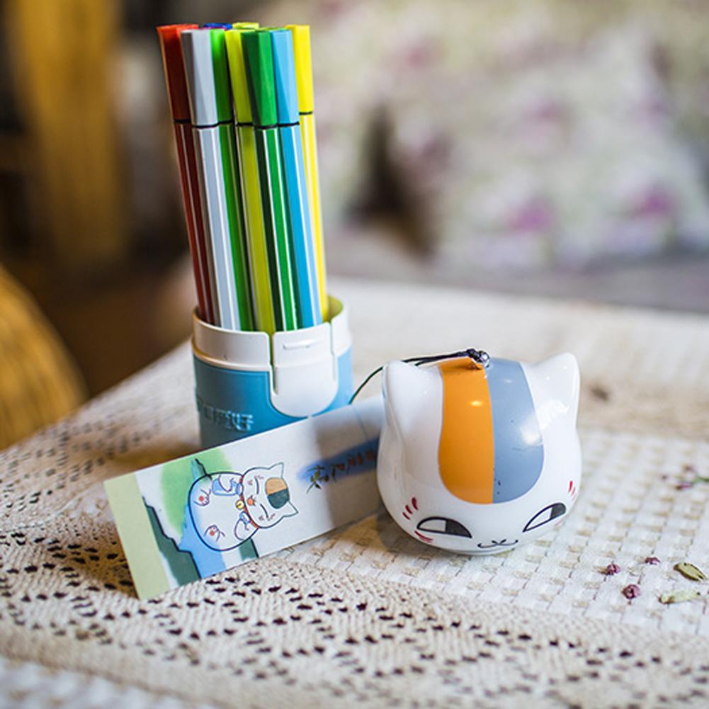 Handmade glass windchime home decoration cat -Acever.com