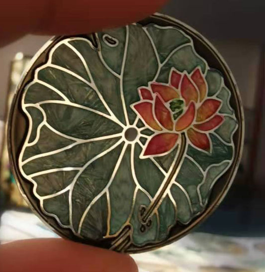 Enamel Watch Dial Jewellery Case