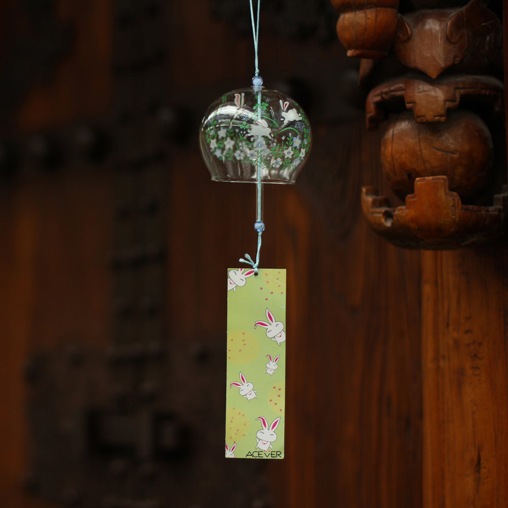 Glass Wind Chime of Rabbit