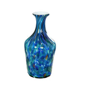 Glass Vase of Handblown Blue
