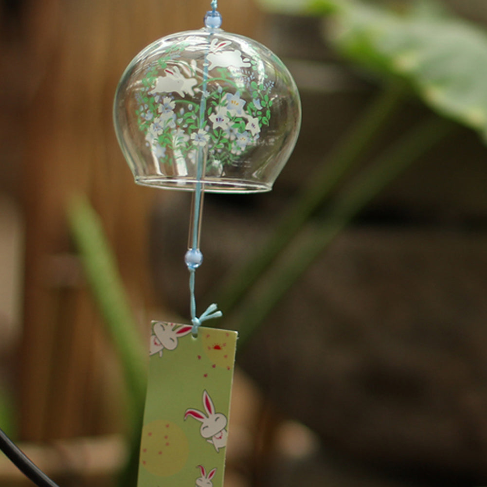 Glass Wind Chime of Rabbit