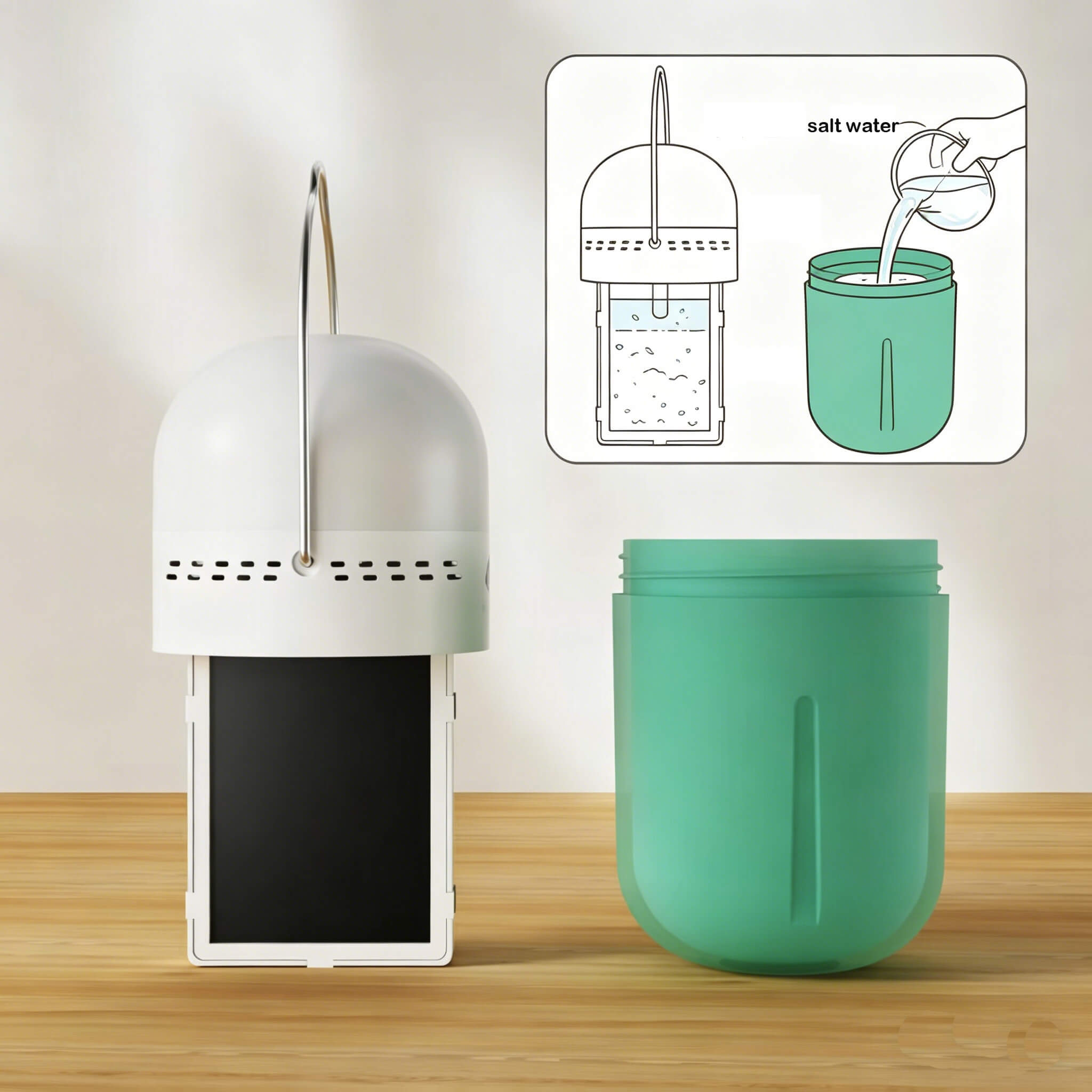 Acever Salt Water Capsule Lamp – Eco-Friendly LED Light for Camping, Fishing & Emergency Use