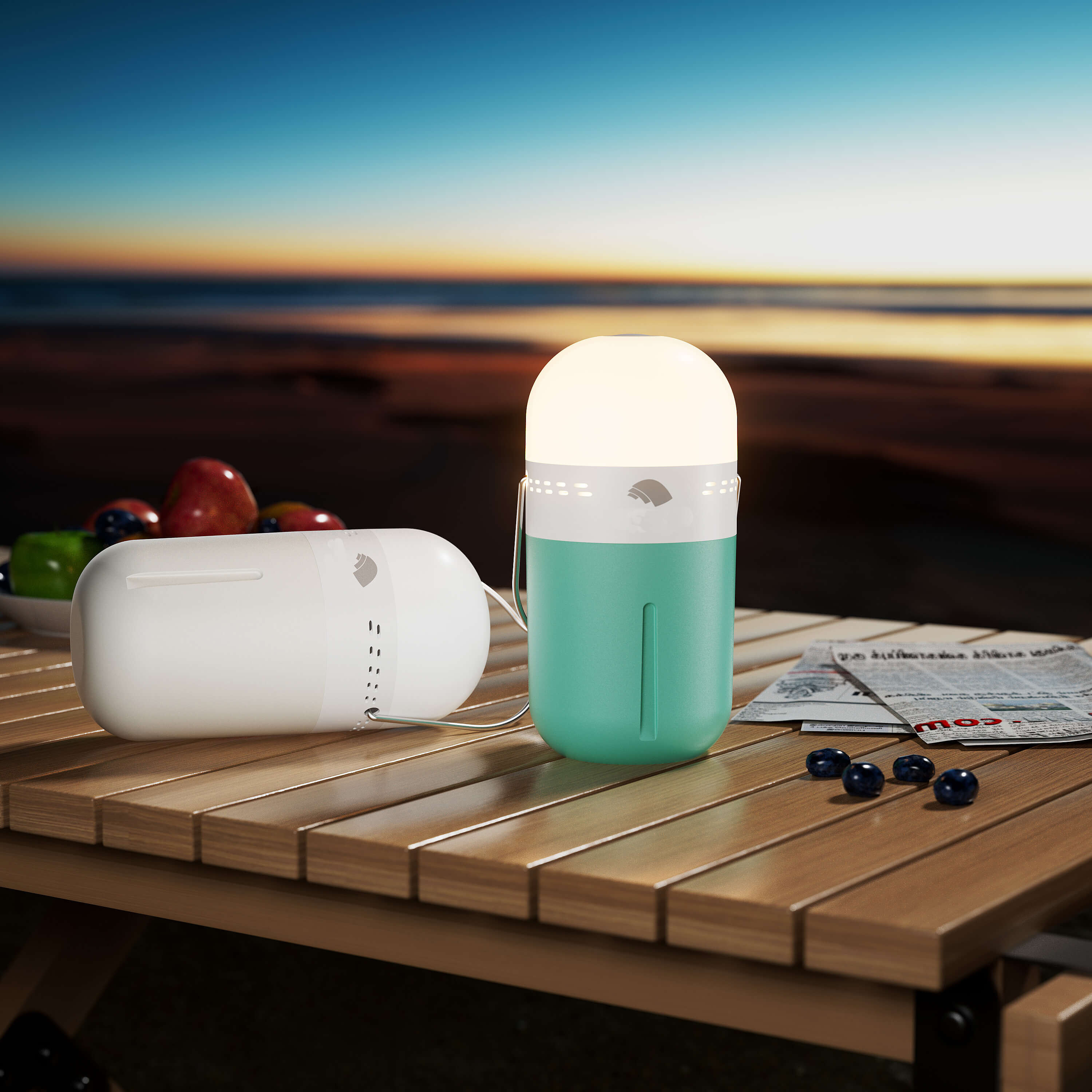 Acever Salt Water Capsule Lamp – Eco-Friendly LED Light for Camping, Fishing & Emergency Use
