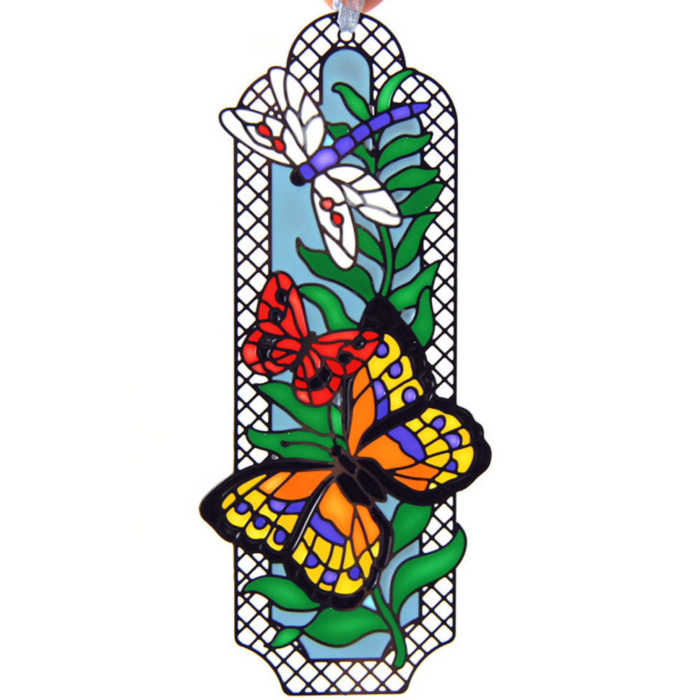 Handpaint metal bookmark with cloisonne enamel art premium gift