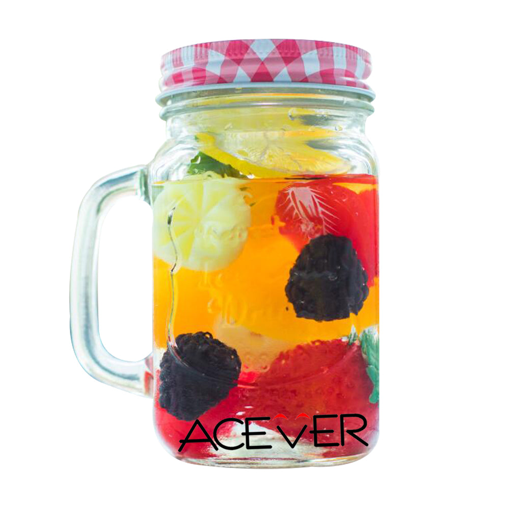 Glass Bottle Beverage Jar Milk Cup Storage Container