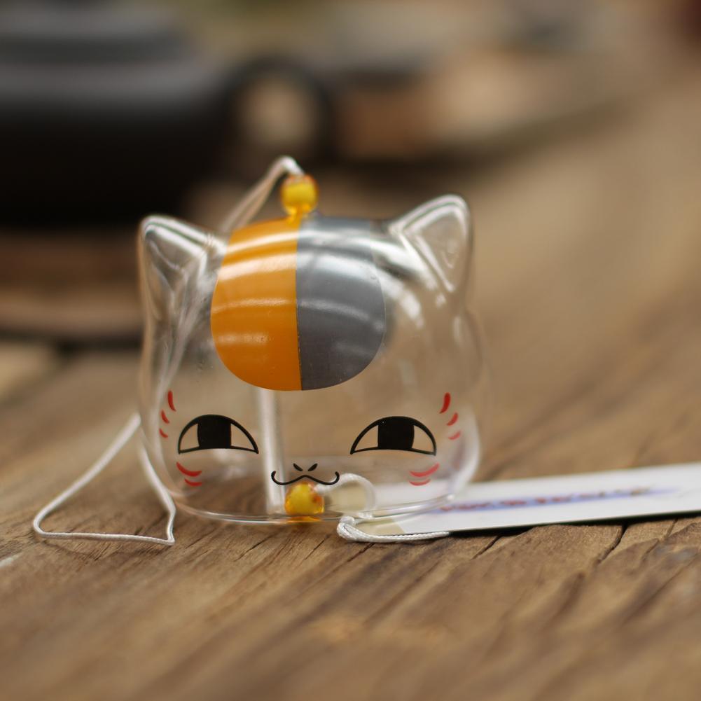 Home decoration handpaint glass windchime cat - Acever.com