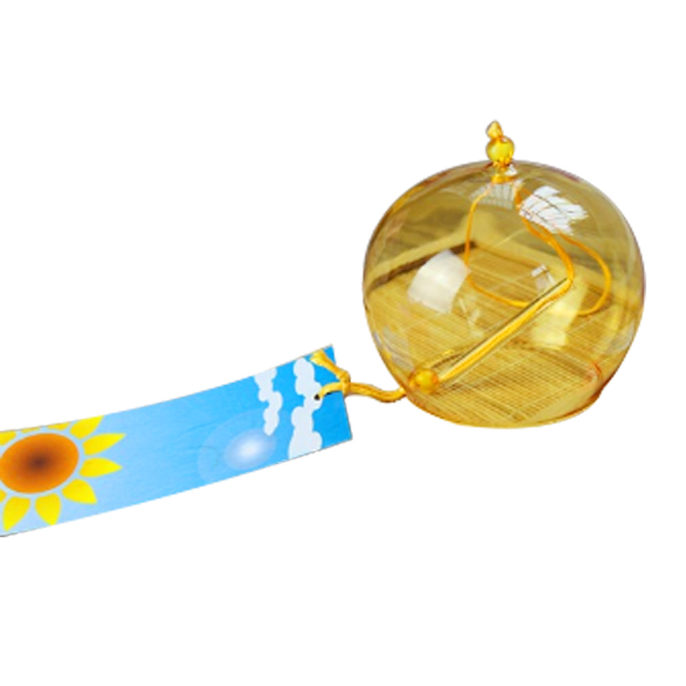 Stained Glass Windchime Bell Birthday Gift Home Garden Decoration