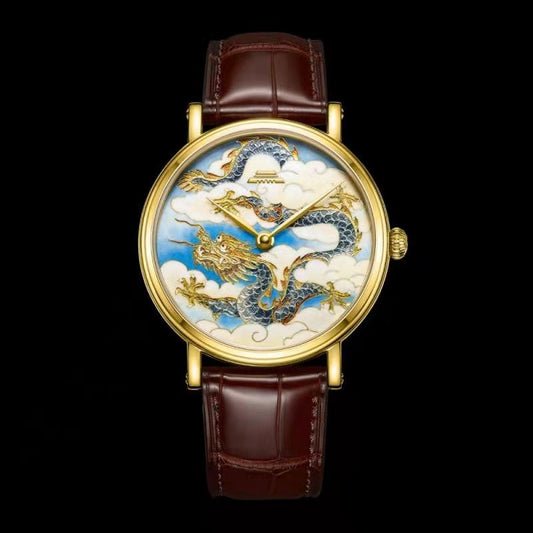 Cloisonne Enamel Watch Dial for Luxury Fashion Watch (Dragon)