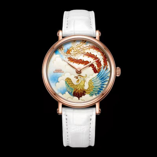 Cloisonne Enamel Watch Dial for Luxury Fashion Watch (Phoenix)